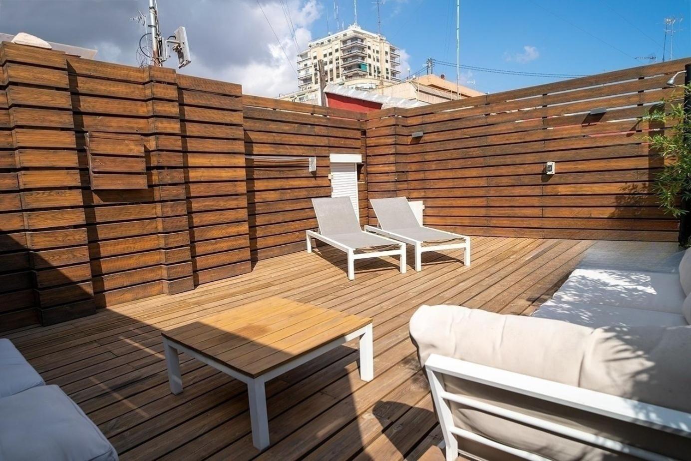 Atico Con Terraza Y Jacuzzi En El Centro Apartment Валенсия Стая снимка